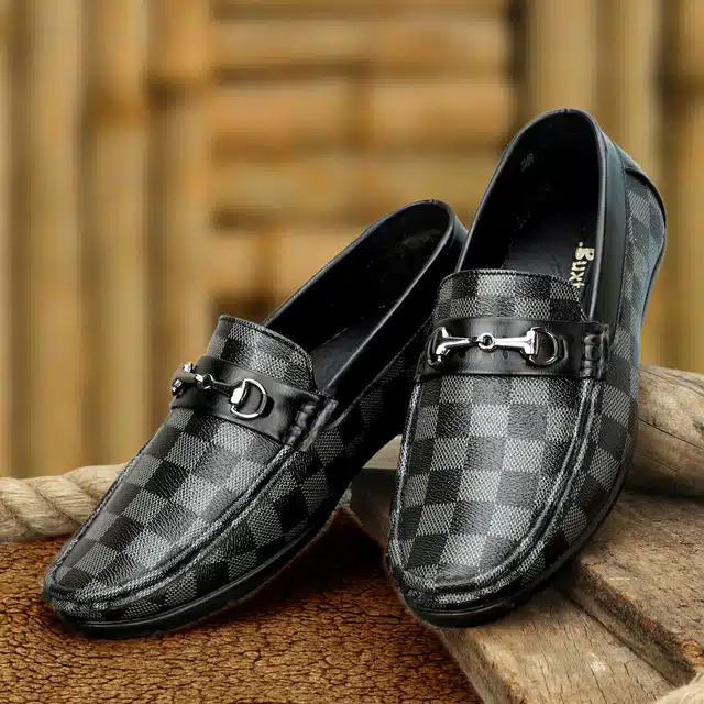 Loafers for Men (Black, 8)