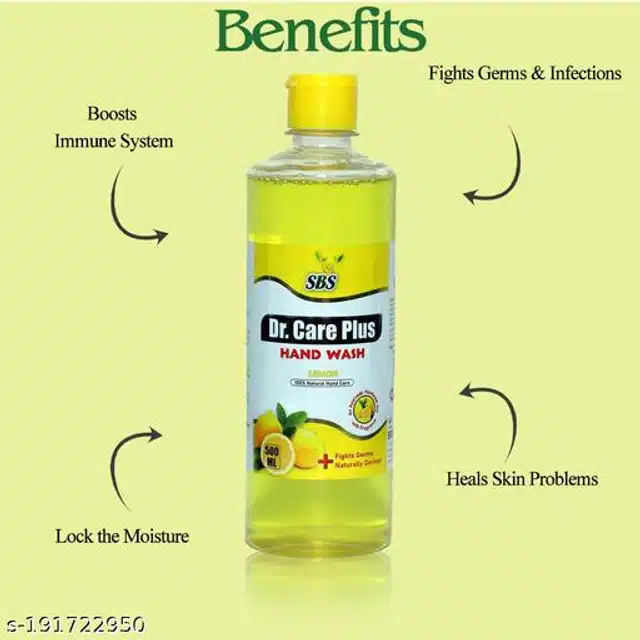 SBS Dr. Care Plus Lemon Handwash (500 ml)