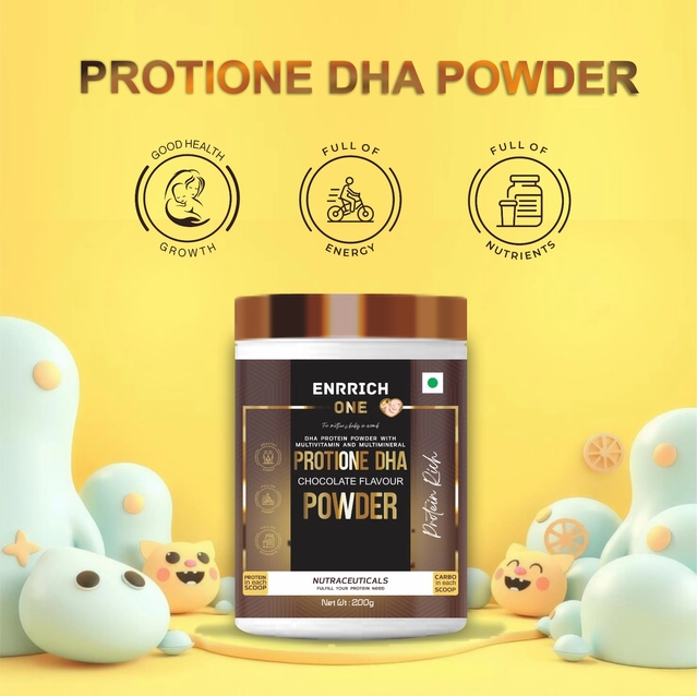 Enrrich One Protione Chocolate Flavoured Protein Powder (200 g)