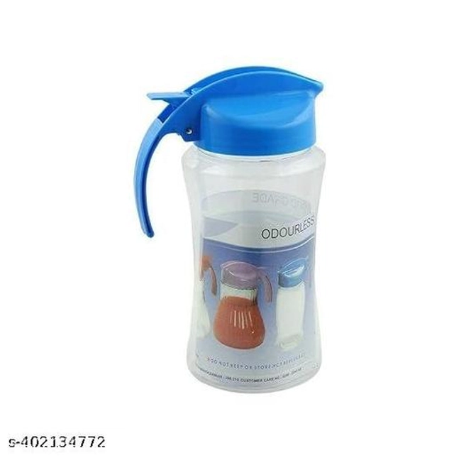 Plastic Oil Dispenser Bottle (Sky Blue, 1000 ml) (Pack of 2)