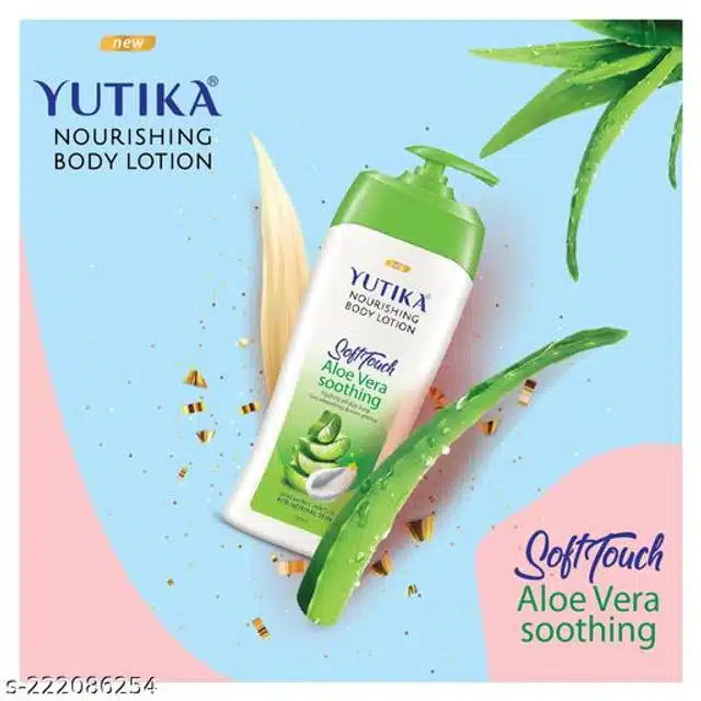 Yutika Soft Touch Aloe Vera Body Lotion (300 ml, Pack of 2)