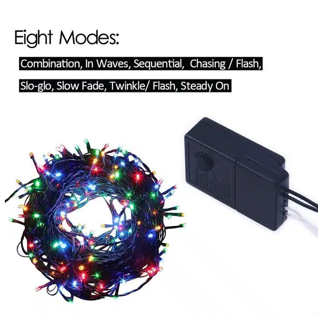 LED String Light for Festive Decoration (Multicolor, 15 m)