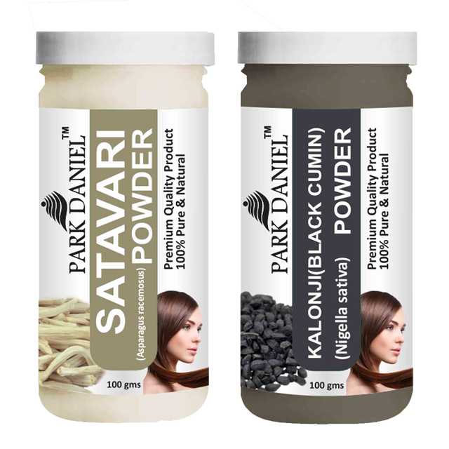 Park Daniel 100% Pure & Natural Satavari Powder & Kalonji Powder (Pack Of 2, 100 g) (SE-813)