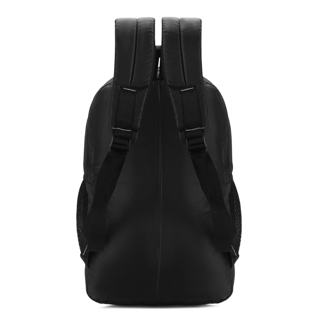 Polyester Water Resistant Backpack for Men & Women (Black, 30 L)