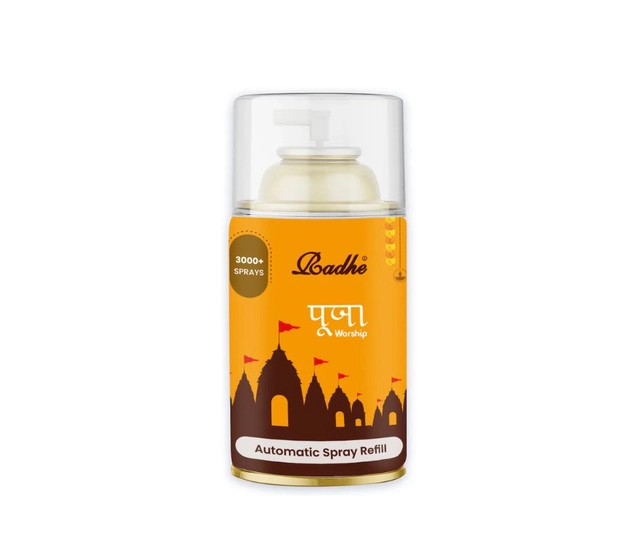 Radhe Pooja Worship Automatic Room Spray Refill (265 ml)