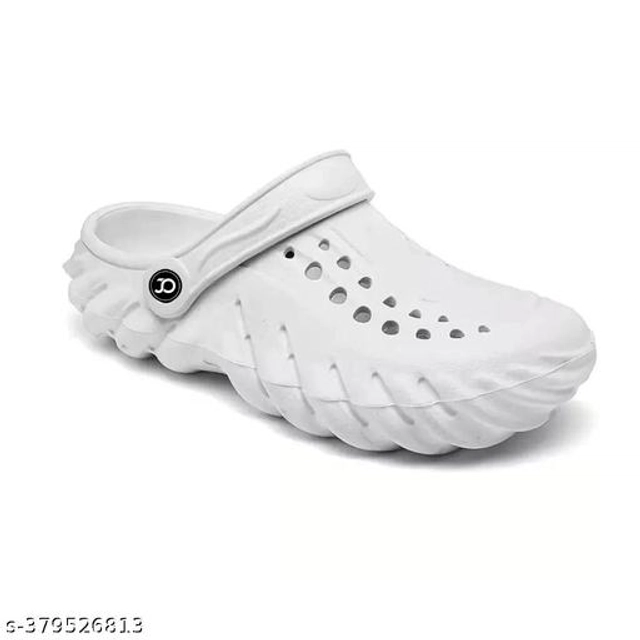 Clogs for Men (White, 6)