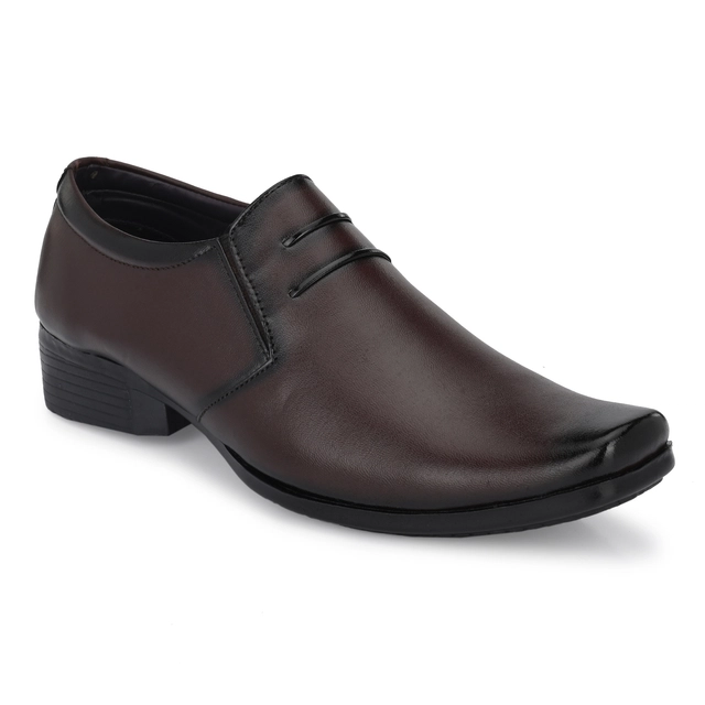 Formal Slip-On Shoes for Men (Brown, 6)