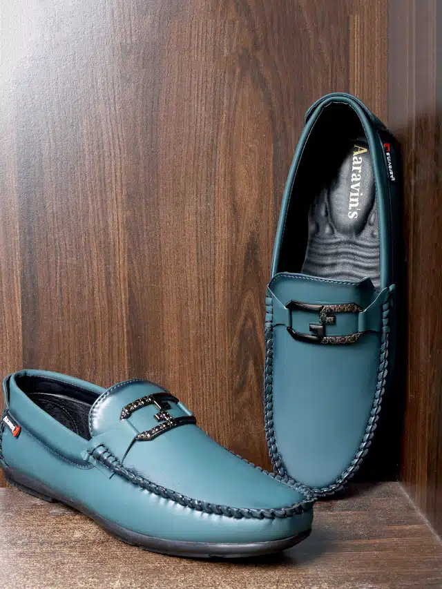 Loafers for Men (Sky Blue, 6)