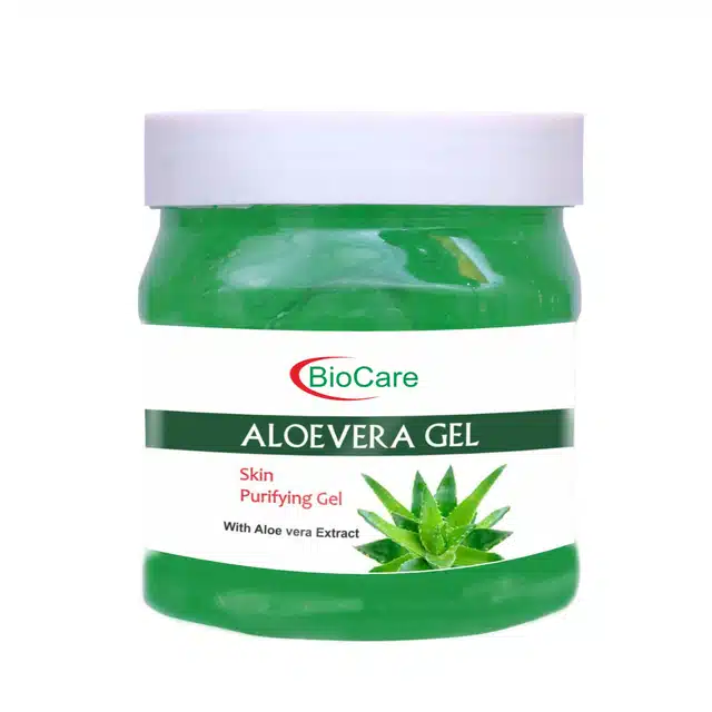 Biocare Aloevera Gel (500 ml) with Charcoal Cream (500 ml) (Combo of 2) (A-397)