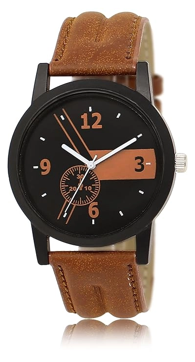 Analog watch for men (Brown ,Pack of 1)