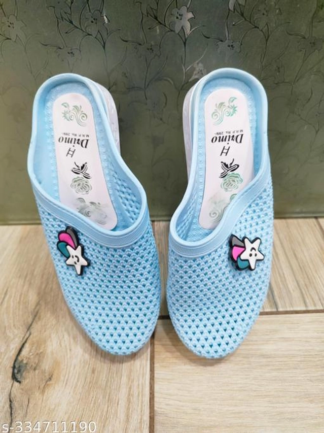 Clogs for Women (Sky Blue, 3)