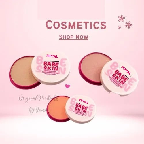 Pippal Baby Skin Compact (20 g) with Mascara (12 ml) Eyeliner (6 ml) (Set of 3)