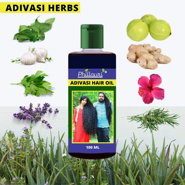 Phillauri Adivasi Hair Growth Oil (Pack of 2, 100 ml)