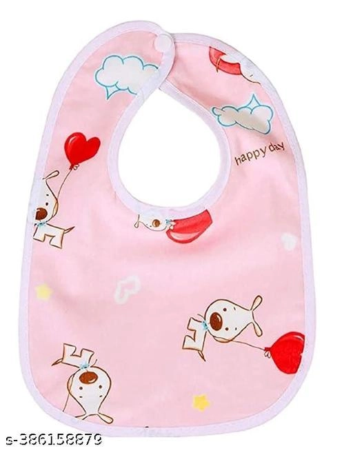 Polycotton Printed Bibs for Baby (Multicolor, Pack of 3)