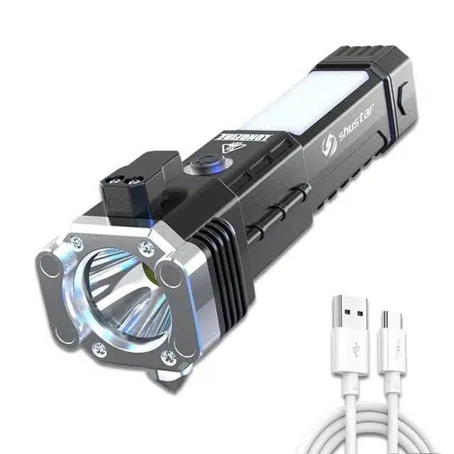 Plastic Rechargeable LED Torch (3 W)