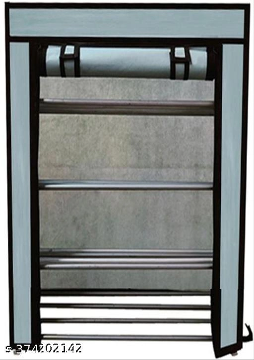 Metal 4 Layer Collapsible Multipurpose Rack (Grey)