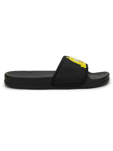 Footox Casual Women Slippers And Flipflops (Black, 6) (FF-17)