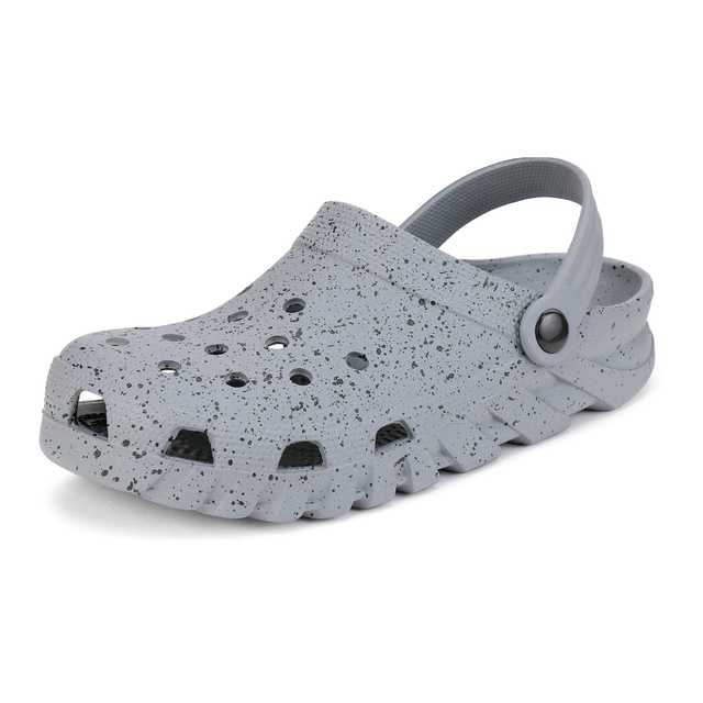 Clogs for Men (Grey, 8) (AI-538)