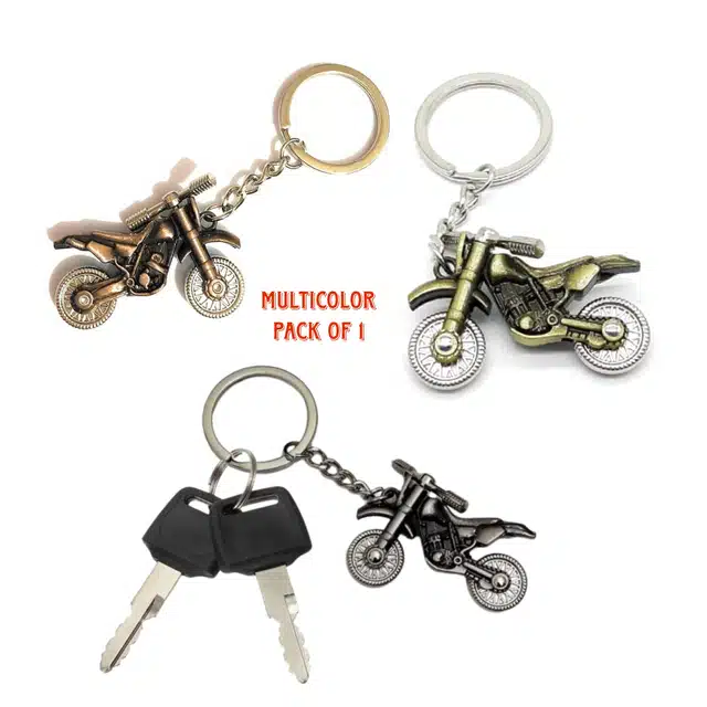 Designer Steel Keychains (Multicolor)