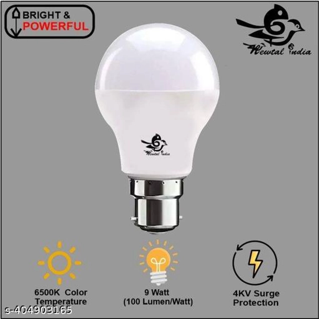 Newtal India LED Bulb (White, 9 W) (Pack of 10)