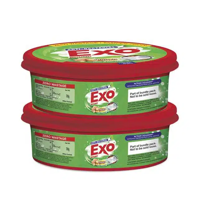 Exo राउंड डिश्वाश बार 2X700 g (पैक ऑफ़ 2)