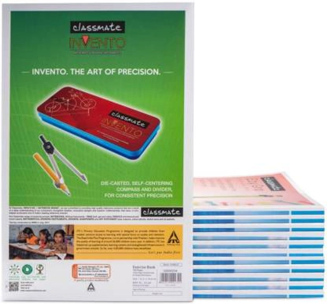 CLASSMATE Longbook Single Line Regular Notebook (160 Pages, Multicolor, Pack of 6)