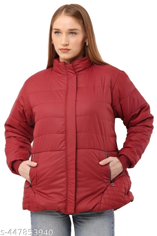 Jacket for Women (Maroon, L)