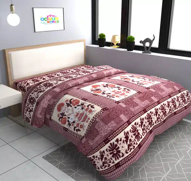 Woolen Single Bed Duvet Cover (Multicolor, 60x90 Inches)