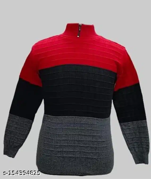 Red and sale black sweater mens