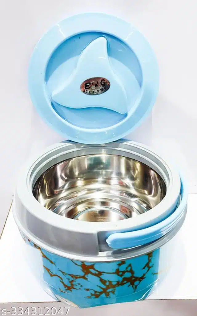 Plastic Serving Casserole (Sky Blue, 1000 ml)