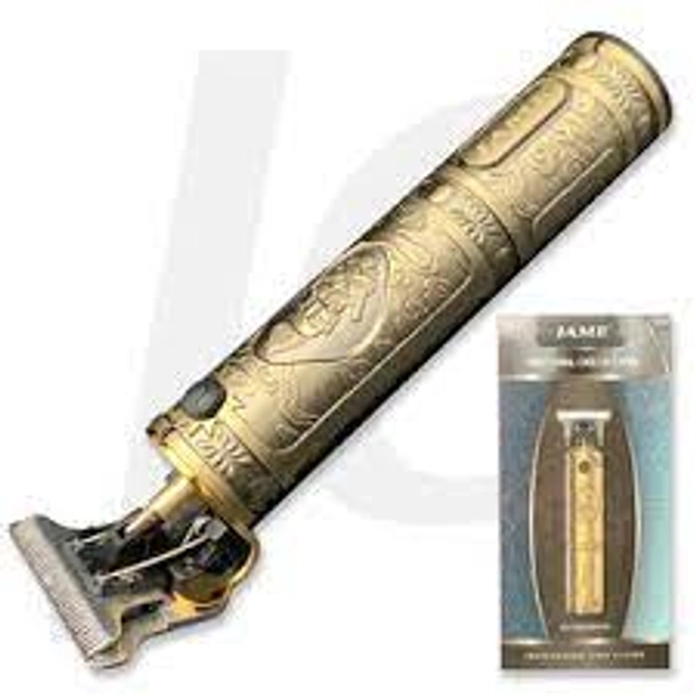 Electric Rechargeable Hair Trimmer for Men (Gold)