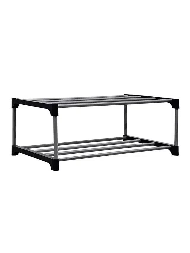 2 Layers Book Shelf (Black)