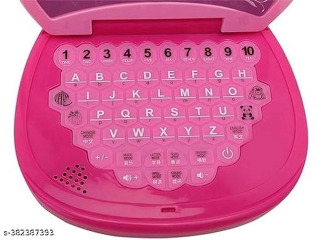 Toy Laptop for Kids (Pink)