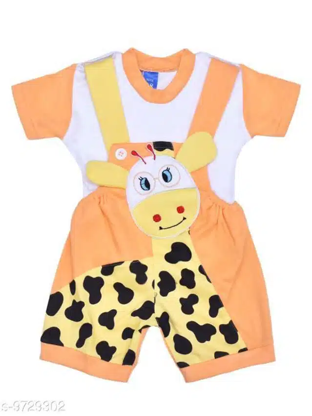 Dungaree for Kids (Multicolor, 6-12 Months)