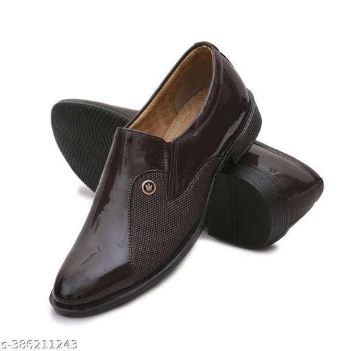 Formal Shoes for Men (Brown, 6)