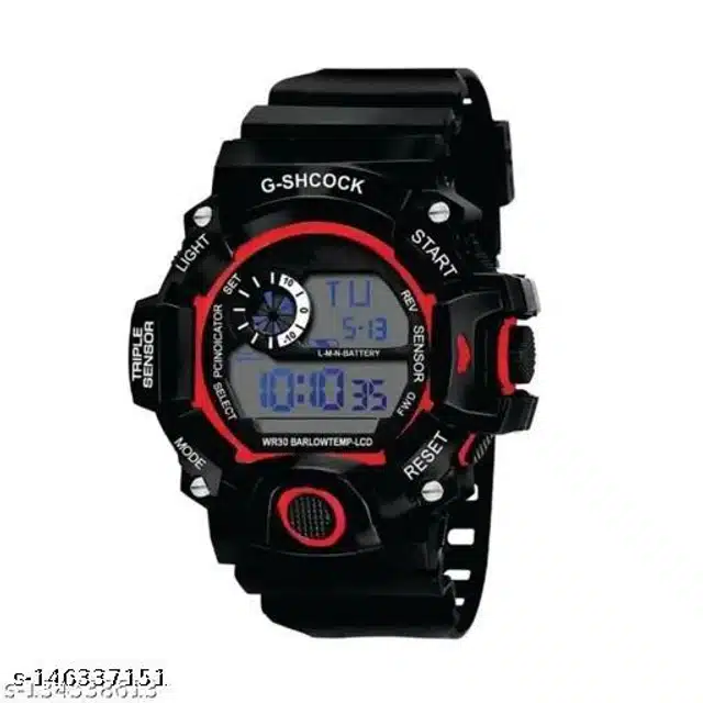 Digital Sports Watch for Men (Multicolor)