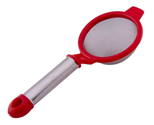 Stainless Steel & Plastic Tea Strainer (Pack Of 3) (CR-006)
