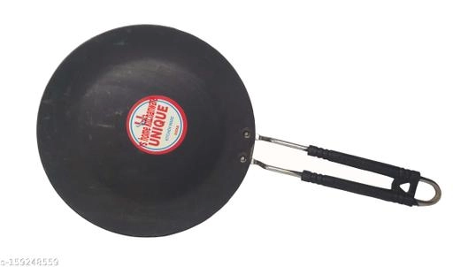 Cast Iron Tawa (Black)