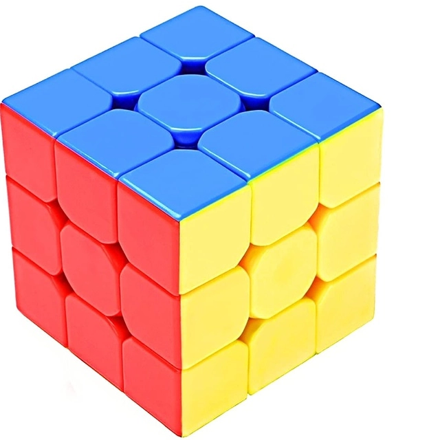 Plastic Rubik Cube (Multicolor)