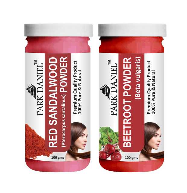 Park Daniel Premium Red Sandalwood Powder & Beetroot Powder (Pack Of 2, 100 g) (SE-865)