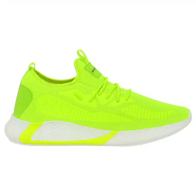 Stylish Lightweight Sports Shoes for Men (Parrot Green, 7) (AE-337)
