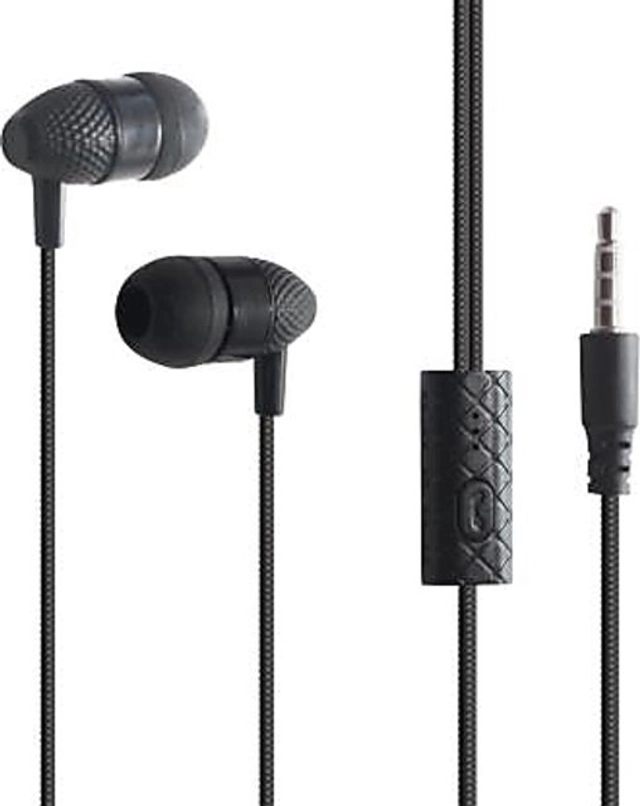 In-Ear Wired Earphones (Black)