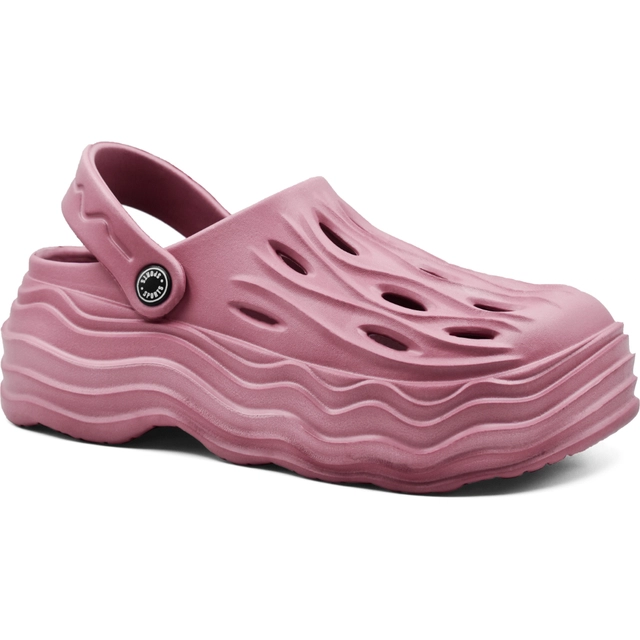 Textured Clogs For Women (Violet, 5)