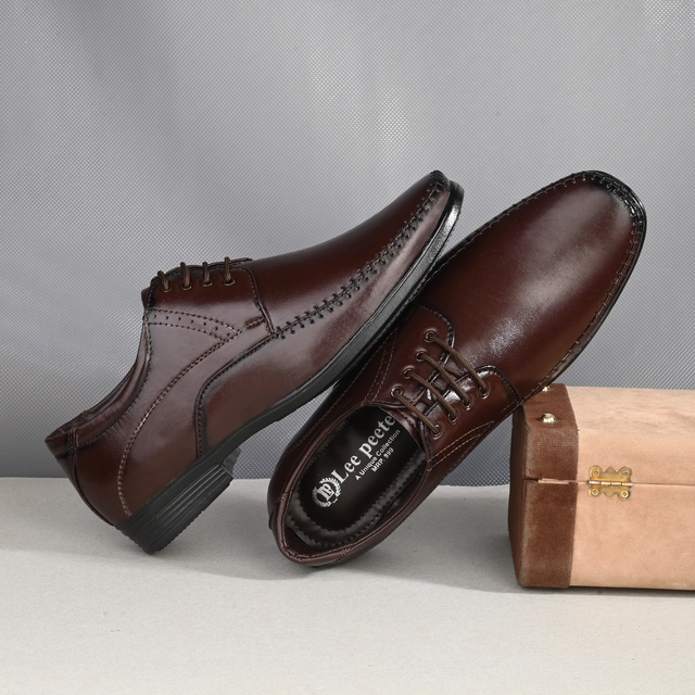 Formal Shoes for Men (Brown, 6)