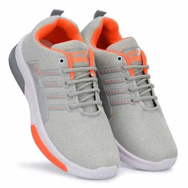 Birde Trendy Sports Shoes For Men (Grey, 10) (BRD-568)