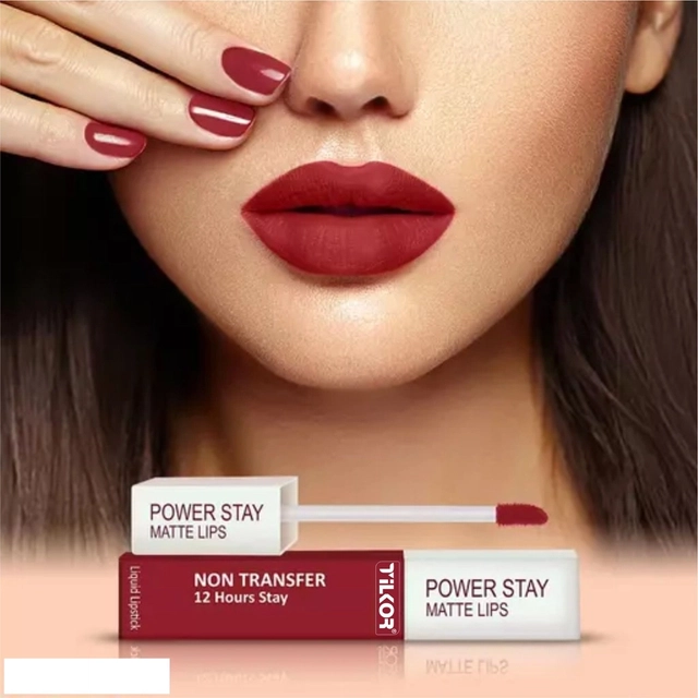 Power Stay Liquid Lipsticks Color To Color Lip 2 Pc (Red Maroon)