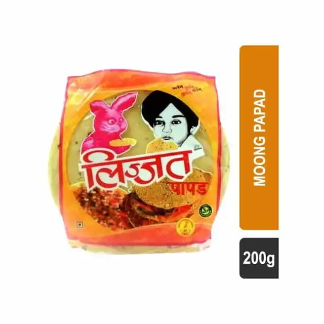 लिज्जत मूंग पापड़ 200 g