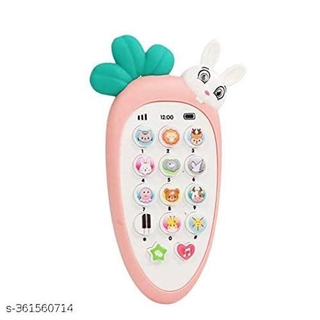 Rabbit Musical Mobile Phone Toy for Kids (Assorted, Pack of 1)