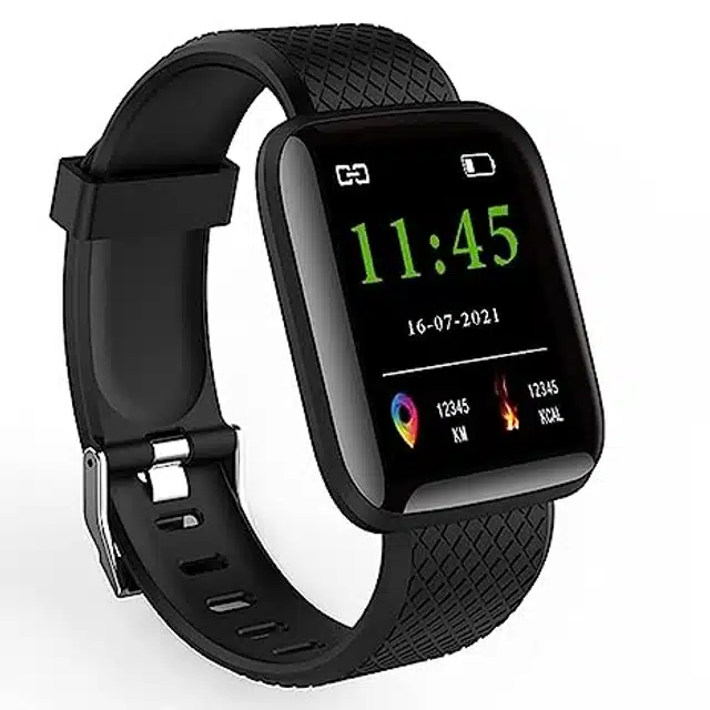 Smartwatch for Unisex (Black)