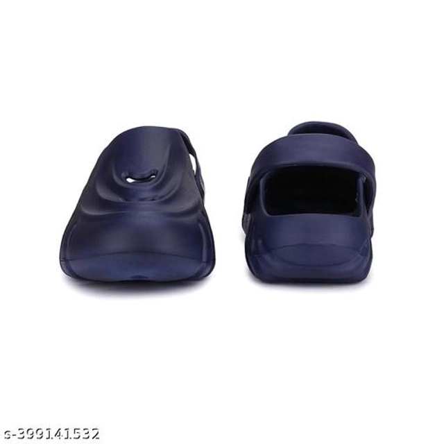 Clogs for Men (Navy Blue, 6)